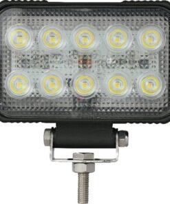 Luz de trabajo LED, 15 W, 1900 lm, rectangular, 10-30 V, 150 x 37 x 100 mm, haz concentrado, 10 LED, Kramp