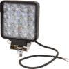 Faro de trabajo LED, 25W, 3040lm, cuadrado, 10/30V, 108x48x108 mm, proyector, 16 LEDs, Kramp
