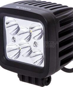 Luz de trabajo LED, 42 W, 3780 lm, cuadrada, 10 / 30 V, 100 x  haz concentrado, 6 LED, Kramp