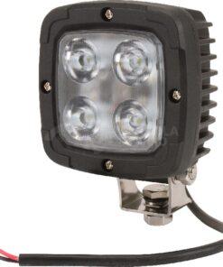 Luz de trabajo LED 40 W, 4000 lm, cuadrada, 10-30 V, 98,5 x 63,4 x 98,5 mm, haz concentrado, Kramp