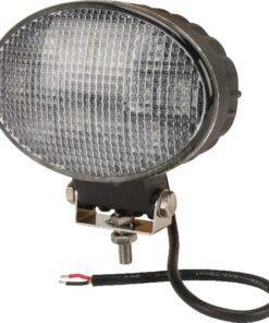 Luz de trabajo LED 36 W, 2760 lm, oval, 10-30 V, 144 x 85 x 95 mm, proyector, 12 LED, Kramp