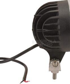 Luz de trabajo LED 36 W, 2760 lm, oval, 10-30 V, 144 x 85 x 95 mm, proyector, 12 LED, Kramp