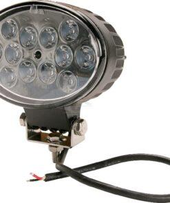 Luz de trabajo LED 36 W, 2760 lm, oval, 10-30 V, 144 x 85 x 95 mm, haz concentrado, 12 LED, Kramp
