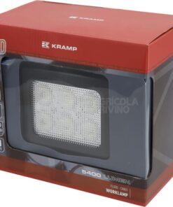 Luz de trabajo LED, 60W, 5400 lm, cuadrada, 10/30V, 135 x 124 mm, proyector, 6 LED, Kramp