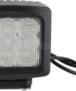 Luz de trabajo LED, 90 W, 8100 lm, cuadrada, 10 / 30 V, 135 x 124 mm, proyector, 9 LED, Kramp
