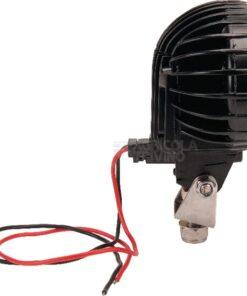 Luz de trabajo LED, 24 W, 1920 lm, oval, 10-30 V, blanca, 140 x 70 x 70 mm, enchufe Deutsch, proyector, 8 LED, Kramp