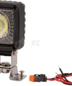 Luz de trabajo LED, 25 W, 2500 lm, cuadrada, blanca, 105 x 84 x 105 mm, enchufe Deutsch, proyector amplio, 1 LED, Kramp