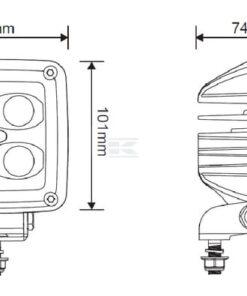WORKLAMP Sq 4500LM DT FLOOD