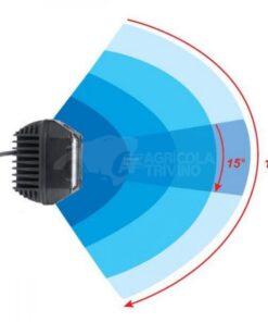 Luz de trabajo LED, 22.5 W, 2850 lm, cuadrada, 10 / 30 V, 89 x 97 mm, Kramp