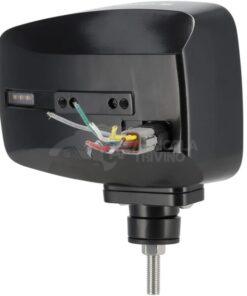 Faro LED, rectangular, 12/24 V, 220 x 197,2 x 80,5 mm, calefactado, luz de carretera/luz de cruce, anti-nieve, izquierdo