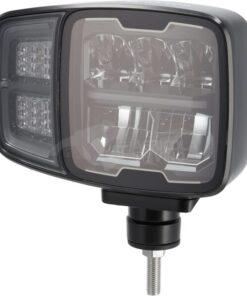 Faro LED, rectangular, 12/24 V, 220 x 197,2 x 80,5 mm, calefactado, luz de carretera/luz de cruce, anti-nieve, derecho