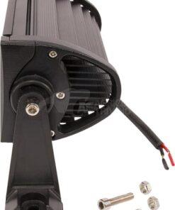 Barra de luces de trabajo LED, 36 W, 3060 lm, rectangular, 12 / 24 V, luz blanca, 198,6 x 79,5 mm, con cable, proyector, 12 LED, Kramp