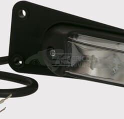 Luz LED de marcación blanca-roja con soporte