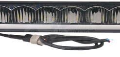 Barra luces LED, 120 W, 6500 lm, rectangular, 12/48V, blanca, 486 x 90 x 57 mm, conector Deutsch de 3 pines, luz diurna cortas/largas, Kramp