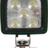 Foco de trabajo LED, 60 W, 5600lm, cuadrado, blanco, conector Deutsch, luz proyección amplia, 20 LEDs, Kramp