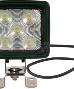 Work light LED, 60W, 5600lm, square, white, 111x82.5x99mm, 3m cable, Wide flood, 20 LED's, Kramp