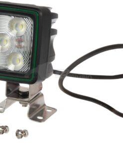 Work light LED, 60W, 5600lm, square, white, 111x82.5x99mm, 3m cable, Wide flood, 20 LED's, Kramp