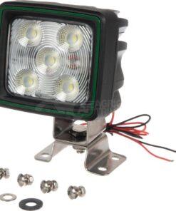 Foco de trabajo LED, 60 W, 5600lm, cuadrado, blanco, conector Deutsch, luz proyección amplia, 20 LEDs, Kramp
