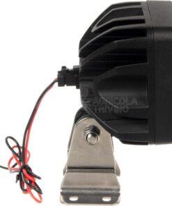 Foco de trabajo LED, 60 W, 5600lm, cuadrado, blanco, conector Deutsch, luz proyección amplia, 20 LEDs, Kramp