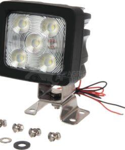 Work light LED dimmable, 60W, 1820/5200lm, square, 10/30V, white, Deutsch plug, ultra wide flood, 20 LED's, Kramp