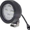 Luz de trabajo LED, 40 W, 4500 lm, redonda, blanca, 110 x 93 x 145 mm, proyector amplio, 4 LED, Kramp