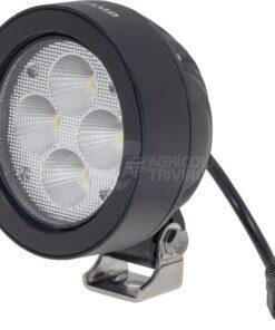 Luz de trabajo LED, 40 W, 4500 lm, redonda, blanca, 110 x 93 x 145 mm, proyector amplio, 4 LED, Kramp