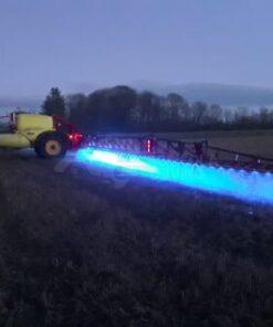 Lámpara de trabajo LED 27W 500lm -azul- cable Spot, Conector Deutsch
