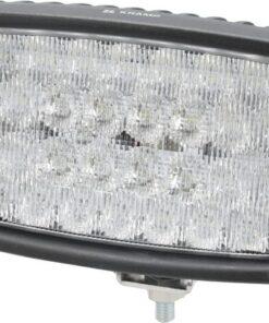 Foco de trabajo LED, 90 W, 6000 lm, rectangular, 10-30 V, blanco, Flood, enchufe, 30 LED's, Deutsch Kramp