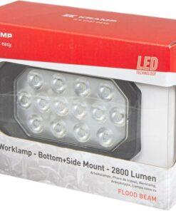 Luz de trabajo LED, 42 W, 2800 lm, rectangular, proyector, Kramp 35 Luz de trabajo LED, 42 W, 2800 lm, rectangular, proyector, Kramp