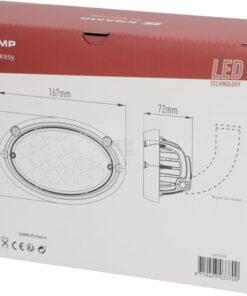 Luz de trabajo LED, 24 W, 3220 lm, ovalada, Kramp