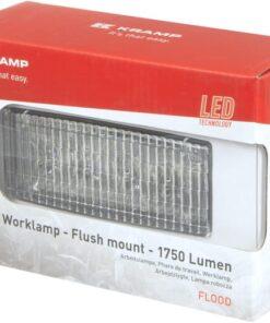 Luz de trabajo led, 20 W, 1750 lm, rectangular, Kramp