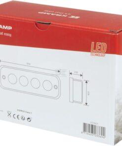 Luz de trabajo led, 20 W, 1750 lm, rectangular, Kramp