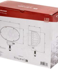 Luz de trabajo LED, 65 W, 5200 lm, ovalada, Kramp 24 Luz de trabajo LED, 65 W, 5200 lm, ovalada, Kramp