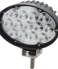 Faro de trabajo LED, 65W, 5880 lm, oval, 10/30V, 166x148x95 mm, Deutsch enchufe, Spot, 13 LEDs