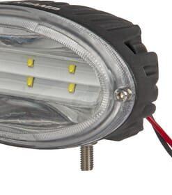 Luz de trabajo LED, 30 W, 2400 lm, ovalada, Kramp