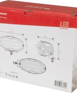 Luz de trabajo LED, 30 W, 2400 lm, ovalada, Kramp