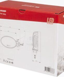 Luz de trabajo LED, 24 W, 2240 lm, ovalada, proyector, Kramp