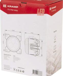 Luz de trabajo LED, 42 W, 4200 lm, redonda, Kramp