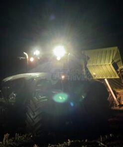 Faro de trabajo LED, 40 W, 4000 lm, redondo, 10/30 V, Ø90 mm, H11/enchufe Deutsch, Haz de luz concentrado, 4 LEDs, Kramp