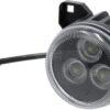 Luz de trabajo LED, 42W, 4200 lm, redonda, negra, Kramp