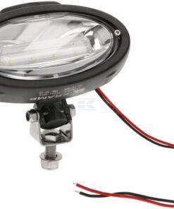 Faro de trabajo LED, 40W, 3500lm, oval, 12-24V,190x107x63mm, proyector de gran amplitudo, Kramp