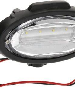 Faro de trabajo LED, 40W, 3500lm, oval, 12-24V,190x107x63mm, proyector de gran amplitudo, Kramp