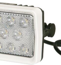 Luz de trabajo frame, rectangular, blanca, 158 x 23 x 95 mm, Kramp