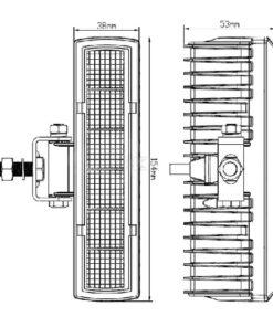 Luz de trabajo indirecta 18 W 1500 LM