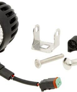 Faro trabajo LED, 40W, 4000lm, redondo, blanco, 10/30 V, 84 x 126 x 71,8 mm, enchufe AMP, 4 LED, 360°, Kramp