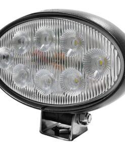 Foco de trabajo LED, 56 W, 5320 lm, ovalado, blanco, 10/30 V, 160 x 100 x 74mm, enchufe, Wide flood, 8 LED's Deutsch Kramp