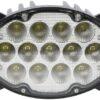 Foco de trabajo LED, 65W, 5200lm, ovalado, 10/30V, 161x110x90mm, wide flood, 13 LED's, H4, Kramp (*)