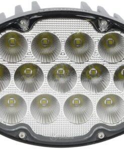 Foco de trabajo LED, 65W, 5200lm, ovalado, 10/30V, 161x110x90mm, wide flood, 13 LED's, H4, Kramp (*)