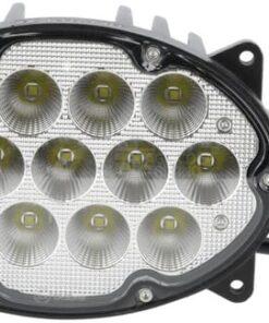 Foco de trabajo LED, 65W, 5200lm, ovalado, 10/30V, 161x110x90mm, wide flood, 13 LED's, H4, Kramp (*)