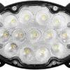 Foco de trabajo LED, 39W, 3500lm, ovalado, 10/30V, 138x93x69mm, wide flood, 13 LED's, Kramp